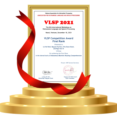Giải thưởng Quốc tế VLSP 2021