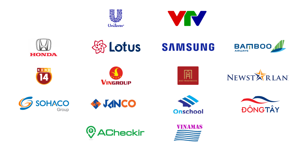 Bizfly được tin dùng bởi hàng trăm doanh nghiệp lớn